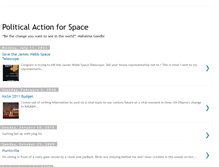 Tablet Screenshot of actionforspace.blogspot.com