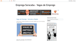 Desktop Screenshot of empregasorocaba.blogspot.com