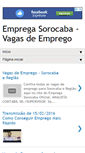 Mobile Screenshot of empregasorocaba.blogspot.com