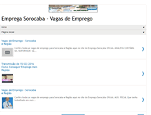 Tablet Screenshot of empregasorocaba.blogspot.com