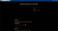 Desktop Screenshot of naturequotations.blogspot.com