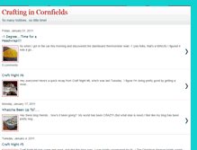Tablet Screenshot of craftingincornfields.blogspot.com