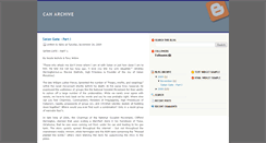 Desktop Screenshot of caharchive.blogspot.com