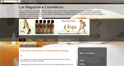 Desktop Screenshot of luxcosmeticos.blogspot.com