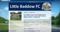 Desktop Screenshot of littlebaddowfc.blogspot.com