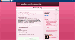 Desktop Screenshot of claudiapensamientosistemico.blogspot.com