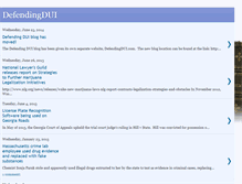 Tablet Screenshot of defendingdui.blogspot.com