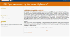 Desktop Screenshot of hermosahighlands.blogspot.com