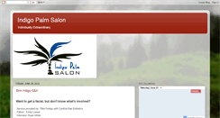 Desktop Screenshot of indigopalmsalon.blogspot.com