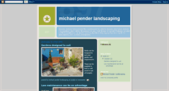 Desktop Screenshot of michaelpenderlanscaping.blogspot.com