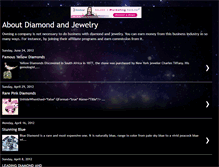 Tablet Screenshot of earthdiamonds.blogspot.com