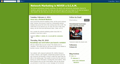 Desktop Screenshot of newnetworkmarketer.blogspot.com