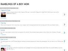 Tablet Screenshot of boymomsrule.blogspot.com