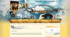 Desktop Screenshot of cohortonemacquarie.blogspot.com