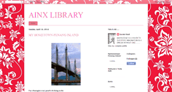 Desktop Screenshot of aineyslibrary.blogspot.com