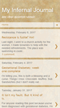 Mobile Screenshot of myinfernaljournal.blogspot.com