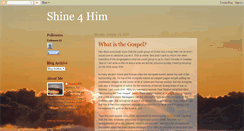 Desktop Screenshot of gracelbyf-shine4him.blogspot.com