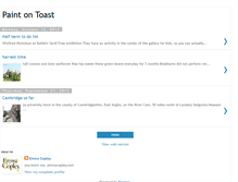 Tablet Screenshot of paintontoast.blogspot.com