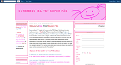 Desktop Screenshot of concurso-isa-tkm-super-fas.blogspot.com