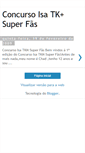 Mobile Screenshot of concurso-isa-tkm-super-fas.blogspot.com