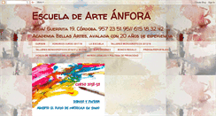 Desktop Screenshot of escueladearteanfora.blogspot.com