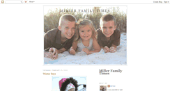 Desktop Screenshot of millerfamilytimes.blogspot.com