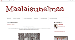 Desktop Screenshot of maalaisunelmaa.blogspot.com