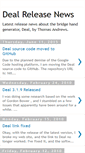 Mobile Screenshot of dealreleasenews.blogspot.com