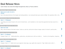 Tablet Screenshot of dealreleasenews.blogspot.com