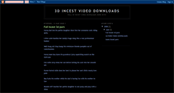 Desktop Screenshot of 3dincestvideodownloads.blogspot.com