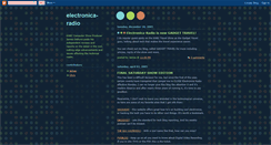 Desktop Screenshot of electronica-radio.blogspot.com