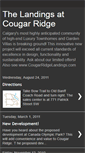 Mobile Screenshot of cougarridgelandings.blogspot.com