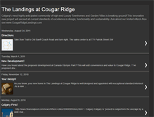 Tablet Screenshot of cougarridgelandings.blogspot.com