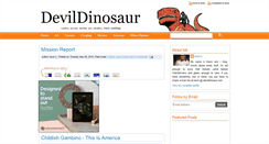 Desktop Screenshot of devildinosaur.blogspot.com