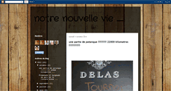 Desktop Screenshot of notrenouvellevie.blogspot.com