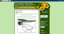 Desktop Screenshot of harvestcreations.blogspot.com