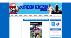 Desktop Screenshot of jogosnewsblog.blogspot.com