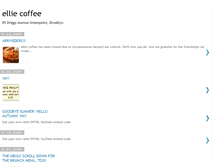 Tablet Screenshot of elliecoffee.blogspot.com