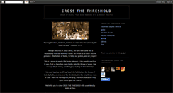 Desktop Screenshot of crossthethresholdmn.blogspot.com