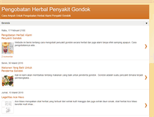 Tablet Screenshot of pengobatanherbalpenyakitgondok99.blogspot.com