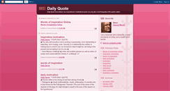 Desktop Screenshot of dailyquotezine.blogspot.com