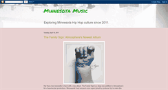 Desktop Screenshot of mnhiphopmusic.blogspot.com