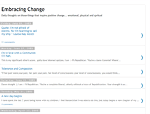 Tablet Screenshot of embracingchange.blogspot.com