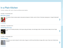 Tablet Screenshot of inaplainkitchen.blogspot.com