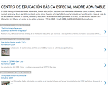 Tablet Screenshot of cebemadreadmirable.blogspot.com