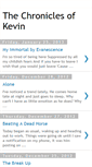 Mobile Screenshot of chroniclesofkevin.blogspot.com