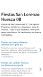 Mobile Screenshot of fiestassanlorenzohuesca08.blogspot.com