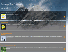 Tablet Screenshot of damageonground.blogspot.com