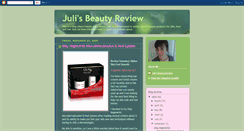 Desktop Screenshot of julisbeautyreview.blogspot.com