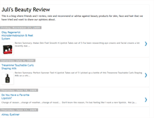 Tablet Screenshot of julisbeautyreview.blogspot.com